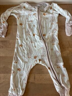 Caden Lane Baby two-way zip pajamas